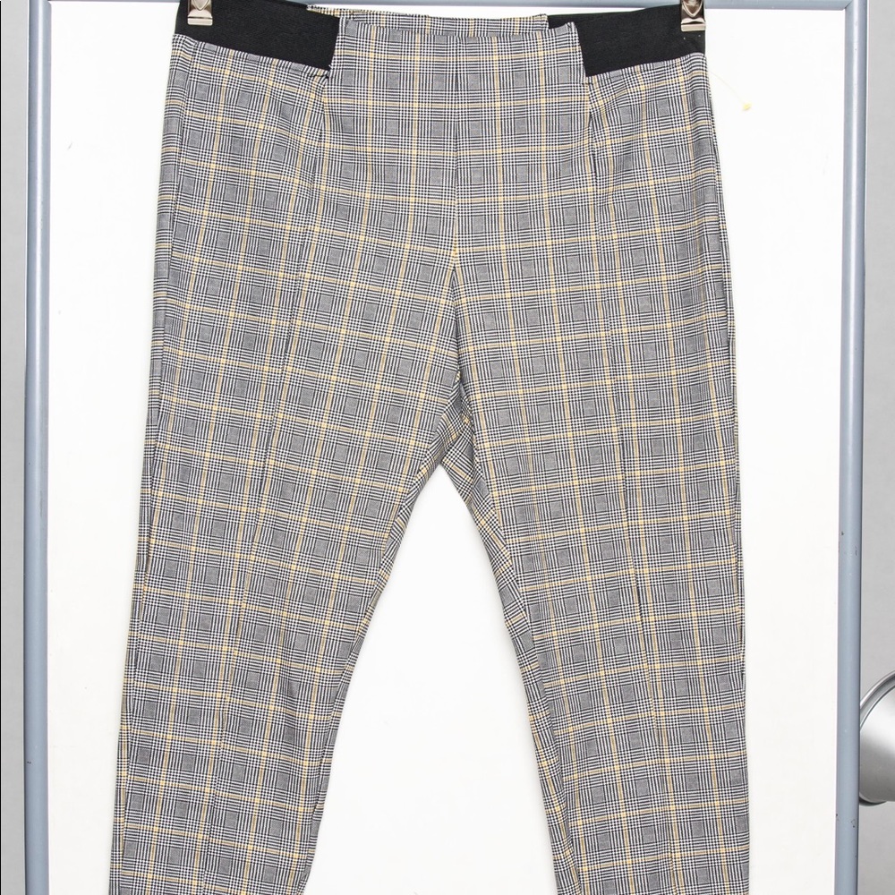 Black and Yellow Plaid Terra Sky pants